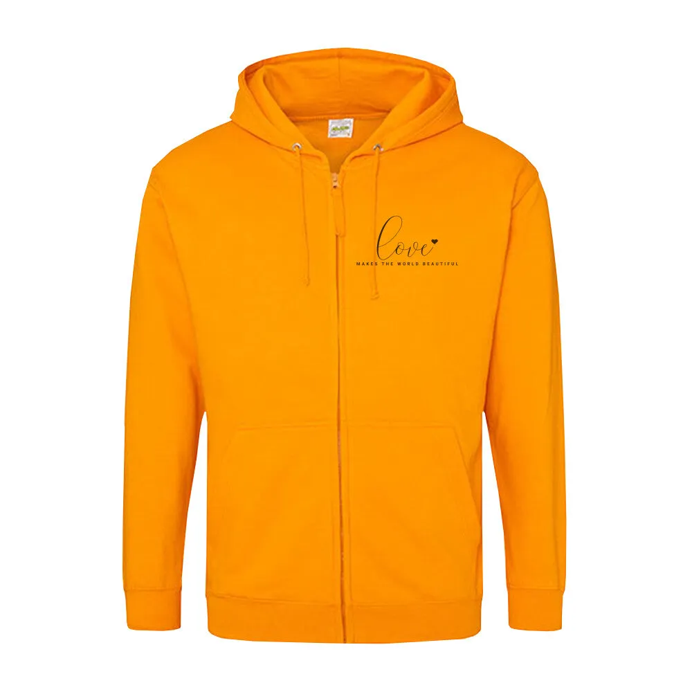 Zipper Hoodie - Love -