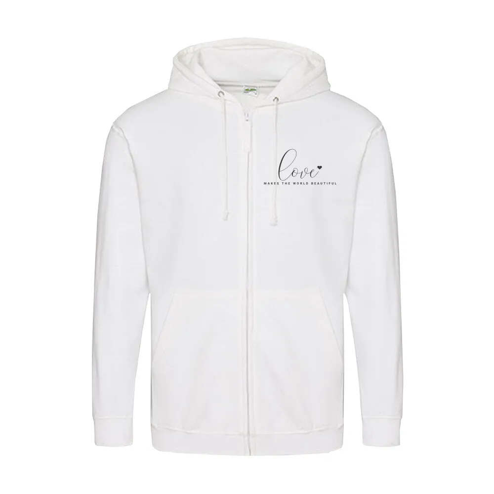 Zipper Hoodie - Love -